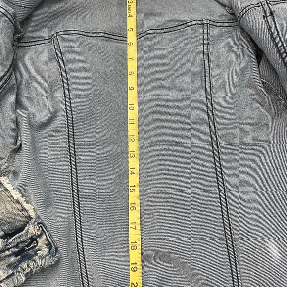 Fringe and Pearl Denim Jacket - Picture 8 of 10
